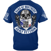 Totenkopf Band Of Brothers US Veteran Custom alle Zweige Shirt für Veteran